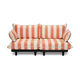 Fatboy Paletti loungebank Stripe Orange Creme