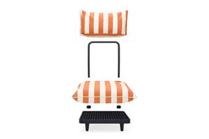 Fatboy Paletti loungestoel Stripe Orange Creme