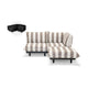 Fatboy Paletti tuinbank medium rechts Stripe Cacao