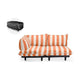 Fatboy Paletti tuinbank klein Stripe Orange Creme