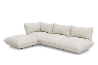 Fatboy Sumo hoekbank links recycled cord Boucle Beige
