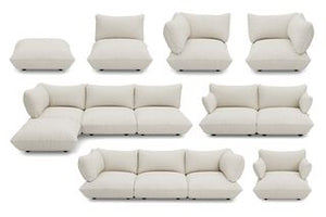 Fatboy Sumo hoekbank links recycled cord Boucle Beige