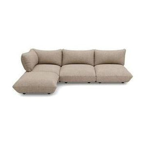 Fatboy Sumo hoekbank links recycled cord Boucle Light Brown Melange
