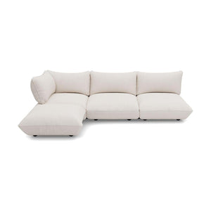 Fatboy Sumo hoekbank links recycled cord Boucle Creme