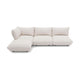Fatboy Sumo hoekbank links recycled cord Boucle Creme