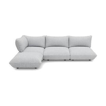 Fatboy Sumo hoekbank links recycled cord Boucle Light Grey Melange