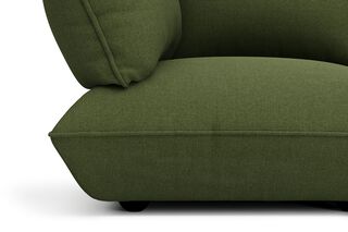 Fatboy Sumo hoekbank links recycled cord Boucle Leaf Green