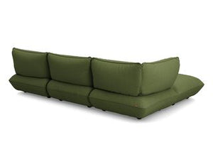 Fatboy Sumo hoekbank links recycled cord Boucle Leaf Green