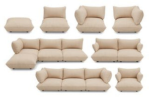 Fatboy Sumo hoekbank links recycled cord Beige
