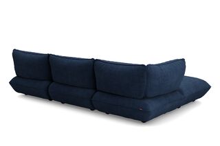 Fatboy Sumo hoekbank links recycled cord Deep Blue