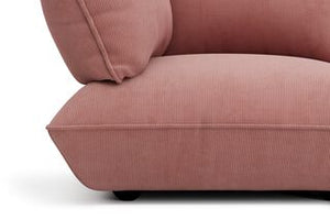 Fatboy Sumo hoekbank links recycled cord Soft Pink