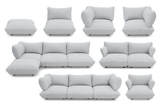 Fatboy Sumo hocker recycled boucle Light Grey Melange