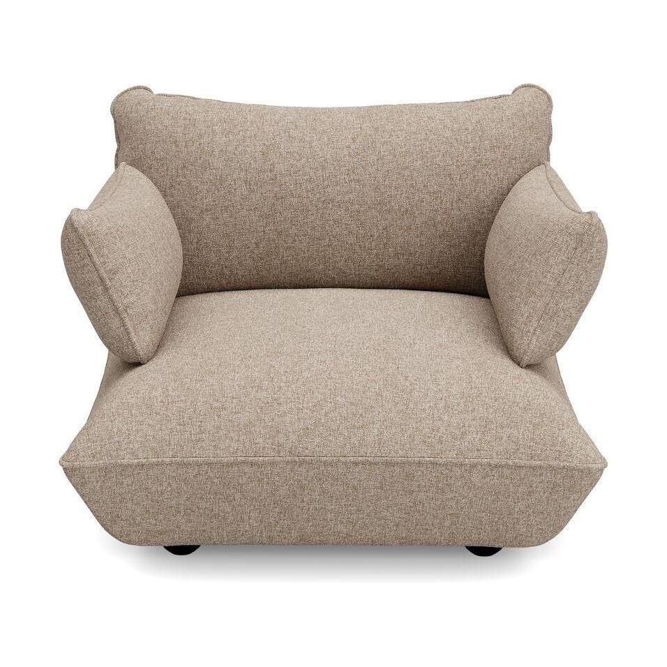 Fatboy Sumo fauteuil met arm recycled boucle Light Brown Melange