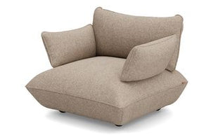 Fatboy Sumo fauteuil met arm recycled boucle Light Brown Melange