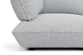 Fatboy Sumo fauteuil met arm recycled boucle Light Grey Melange