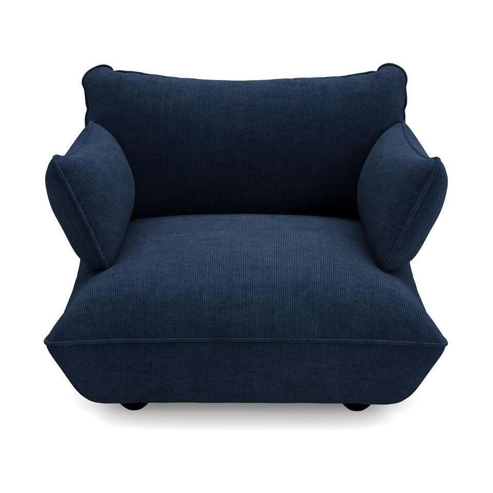 Fatboy Sumo fauteuil met arm recycled cord Deep Blue