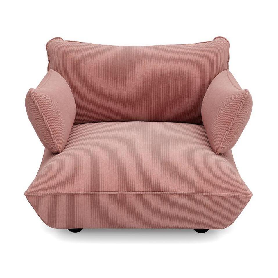 Fatboy Sumo fauteuil met arm recycled cord Soft Pink