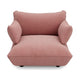 Fatboy Sumo fauteuil met arm recycled cord Soft Pink