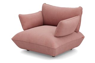 Fatboy Sumo fauteuil met arm recycled cord Soft Pink