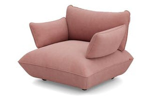 Fatboy Sumo fauteuil met arm recycled cord Soft Pink