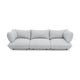 Fatboy Sumo Grand 3-zits bank recycled boucle Light Grey Melange