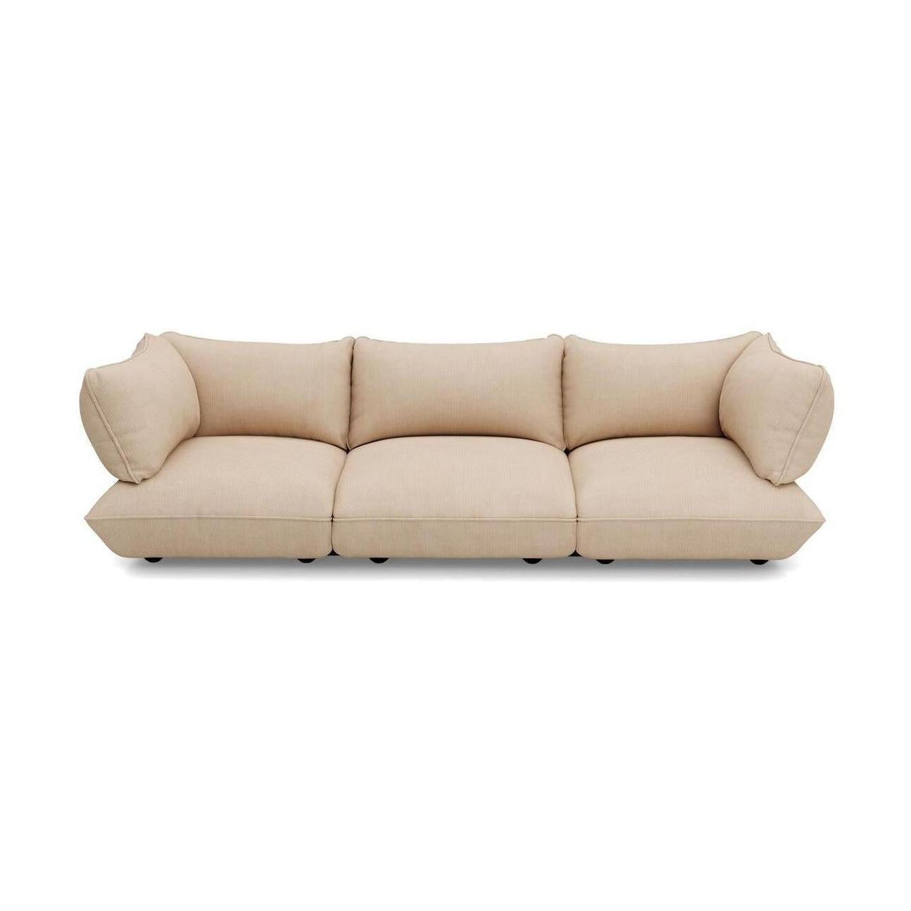 Fatboy Sumo Grand 3-zits bank recycled cord Beige