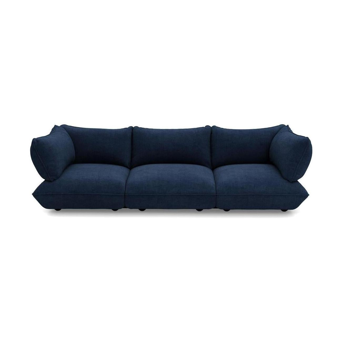 Fatboy Sumo Grand 3-zits bank recycled cord Deep Blue
