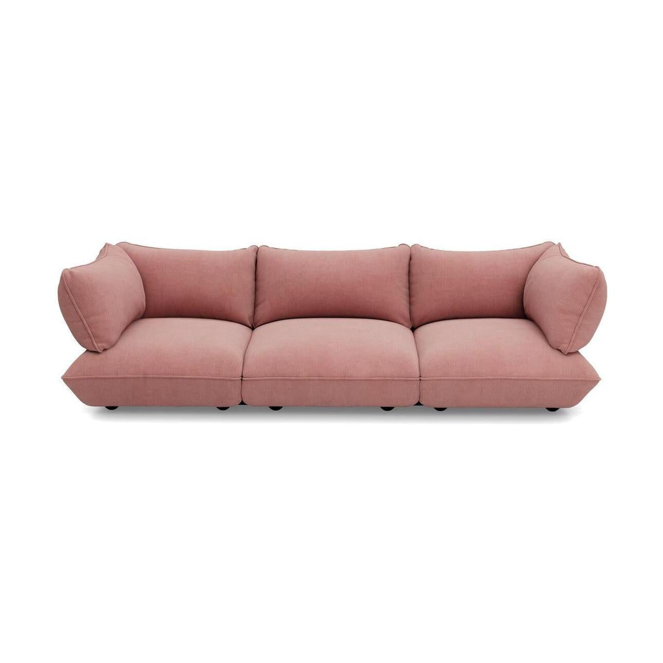 Fatboy Sumo Grand 3-zits bank recycled cord Soft Pink