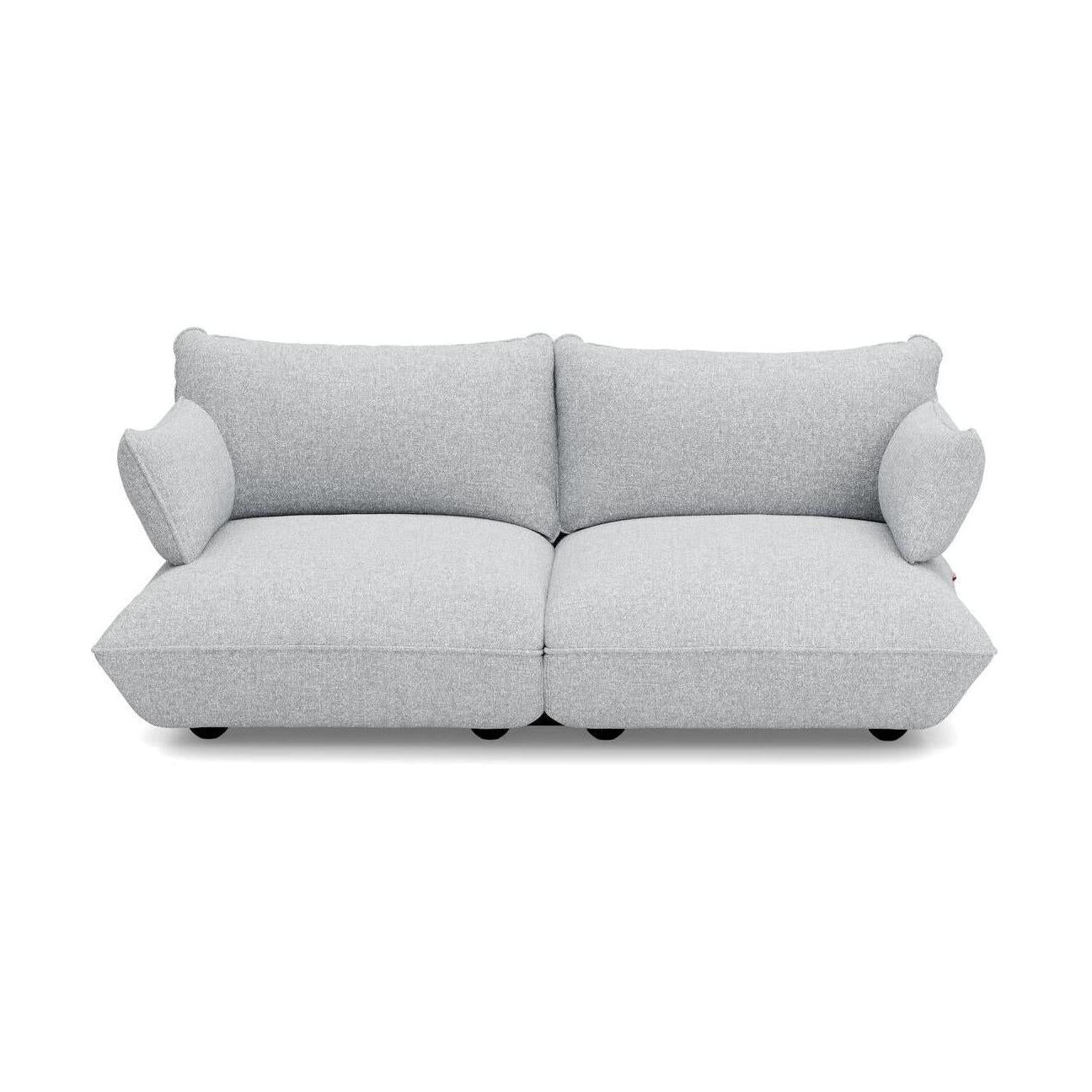 Fatboy Sumo Medium 2-zits bank recycled boucle Light Grey Melange