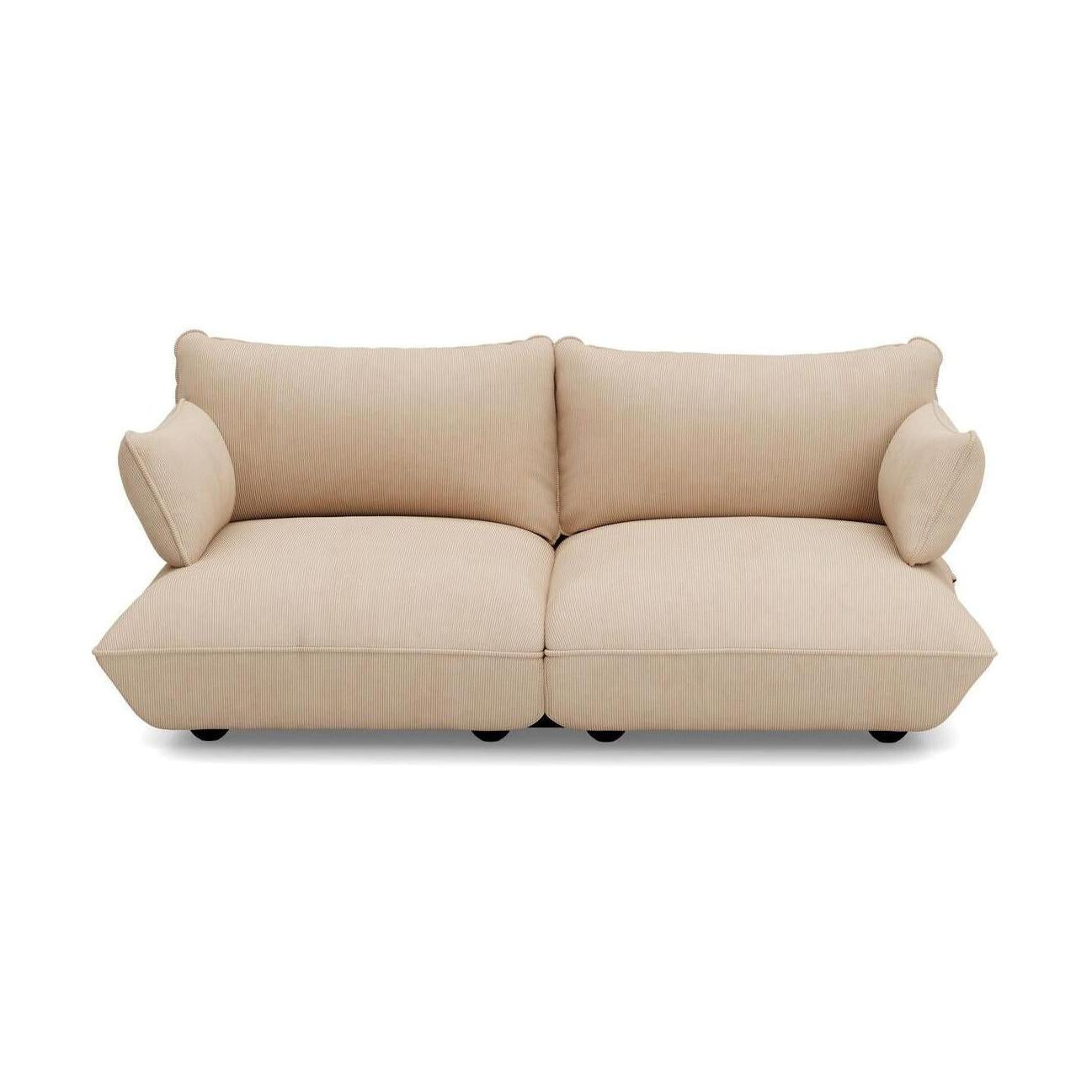 Fatboy Sumo Medium 2-zits bank recycled cord Beige