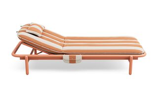 Fatboy Sunbun ligbed Terracotta/Stripe Orange Creme