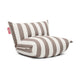 Fatboy The BonBaron Outdoor fauteuil Stripe Cacao