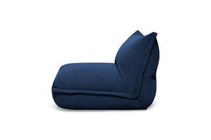 Fatboy Bonbaron Slim fauteuil recycled cord Deep Blue