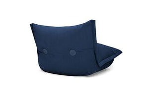 Fatboy Bonbaron Slim fauteuil recycled cord Deep Blue
