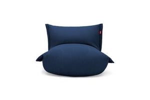 Fatboy Bonbaron Slim fauteuil recycled cord Deep Blue