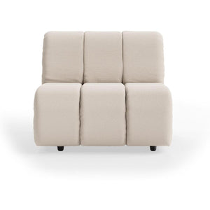 HKliving Wave bank middle Cosy Beige