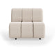 HKliving Wave bank middle Cosy Beige