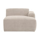 WOOOD Mojo Base chaise longue bank arm rechts rib Ecru