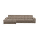 WOOOD Second Date chaise longue bank links rib Mud
