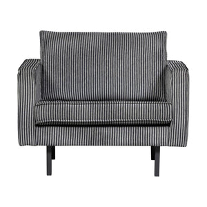 WOOOD Rodeo fauteuil Zwart/Grijs