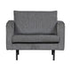 WOOOD Rodeo fauteuil Zwart/Grijs