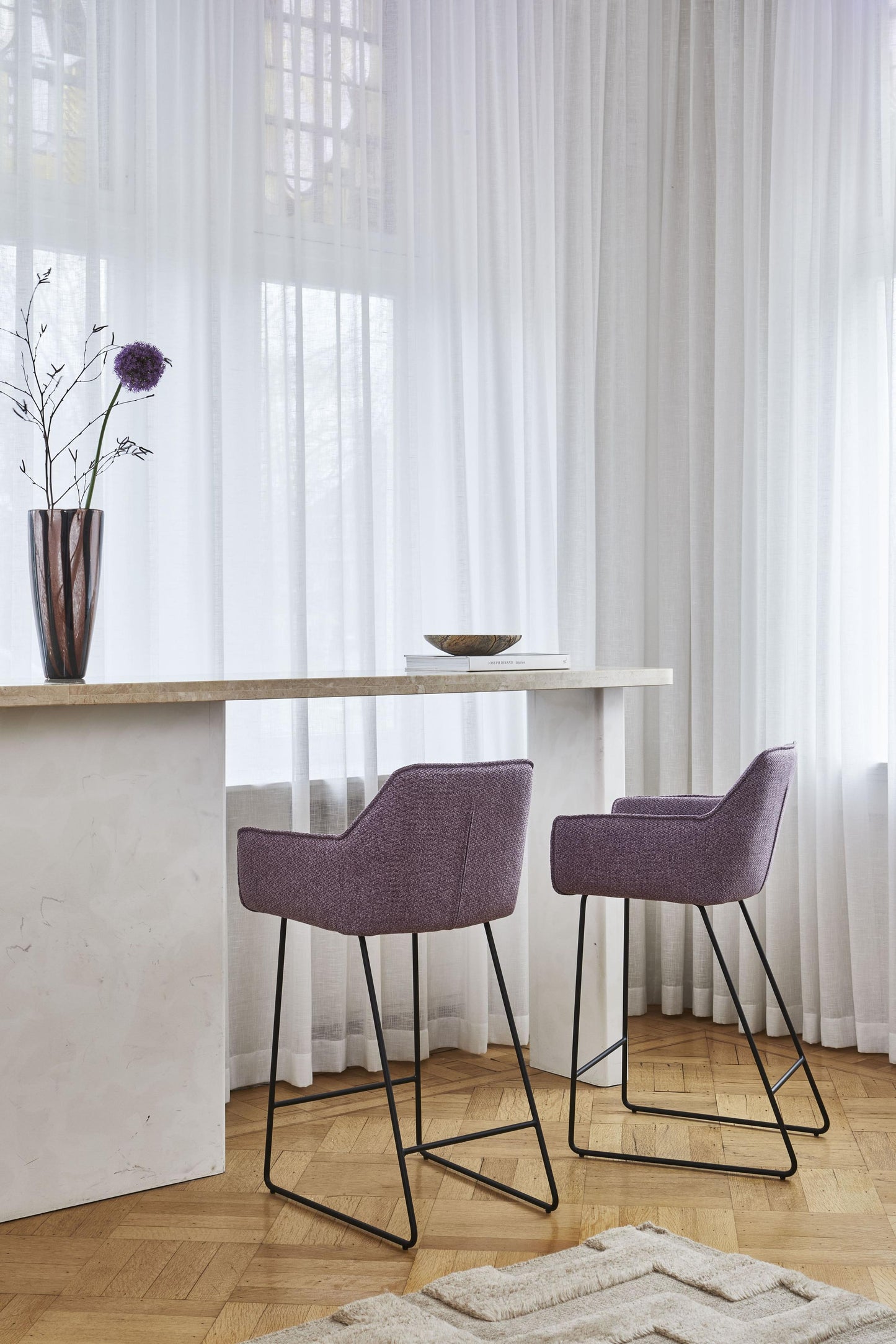 Jesper Home Hofu barkruk H75 Enoki slide black