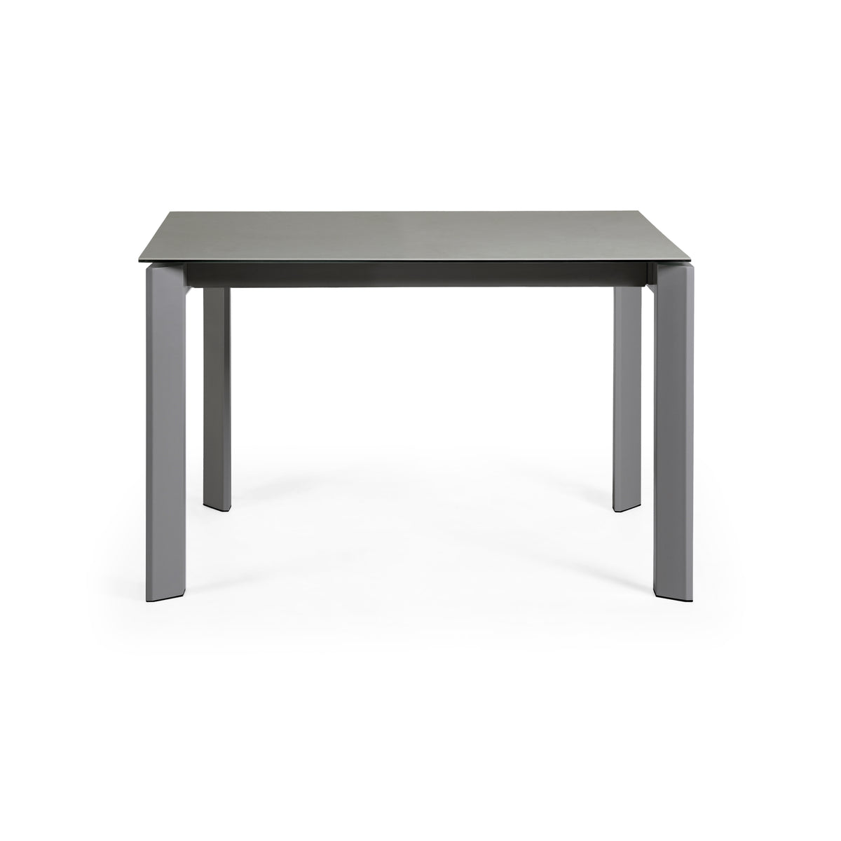 Kave Home Axis eettafel uitschuifbaar 120/180x80 cm Grijs