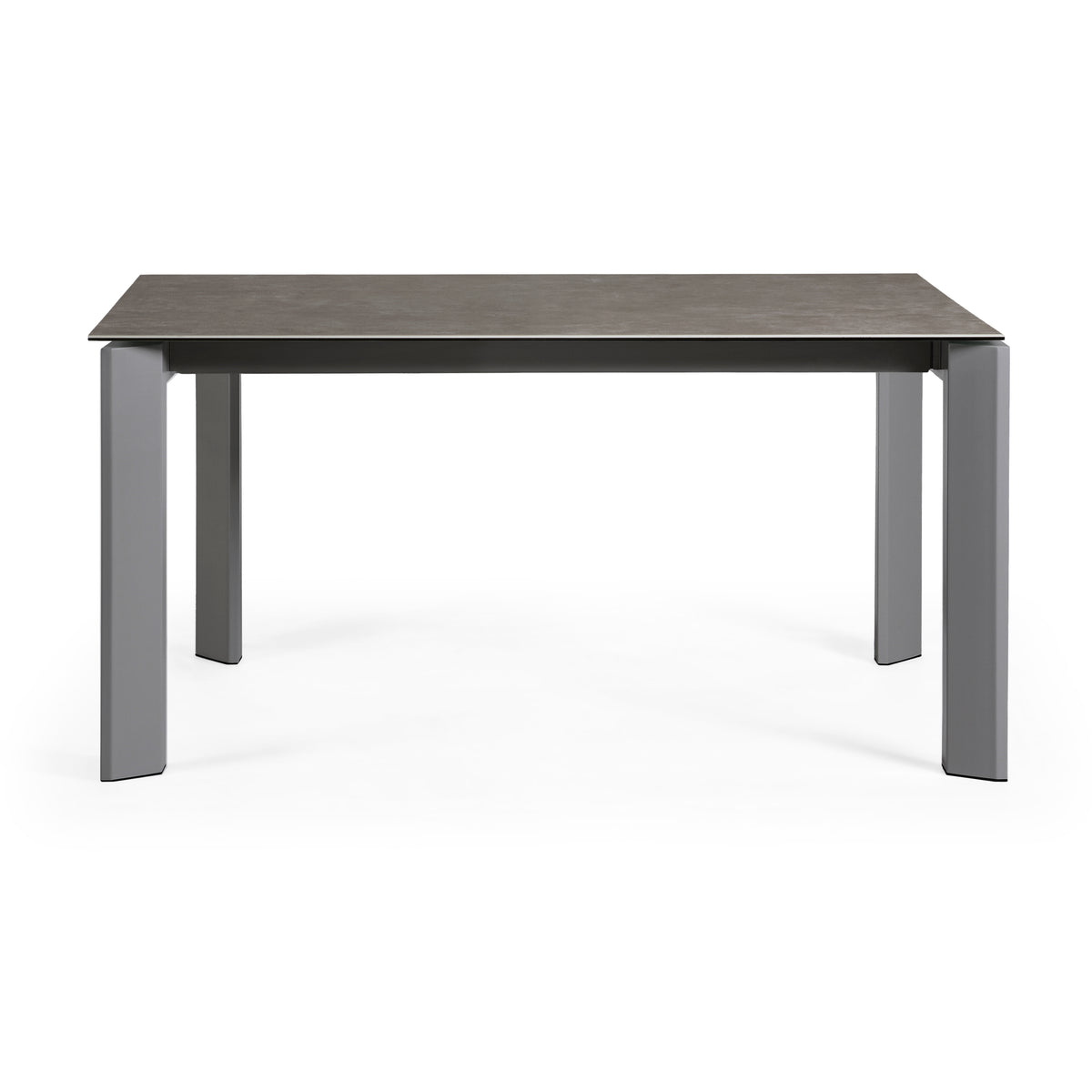 Kave Home Axis eettafel uitschuifbaar 160/220x90 cm Grijs