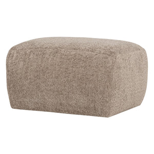WOOOD Mojo Base poef wollig Donkerzand