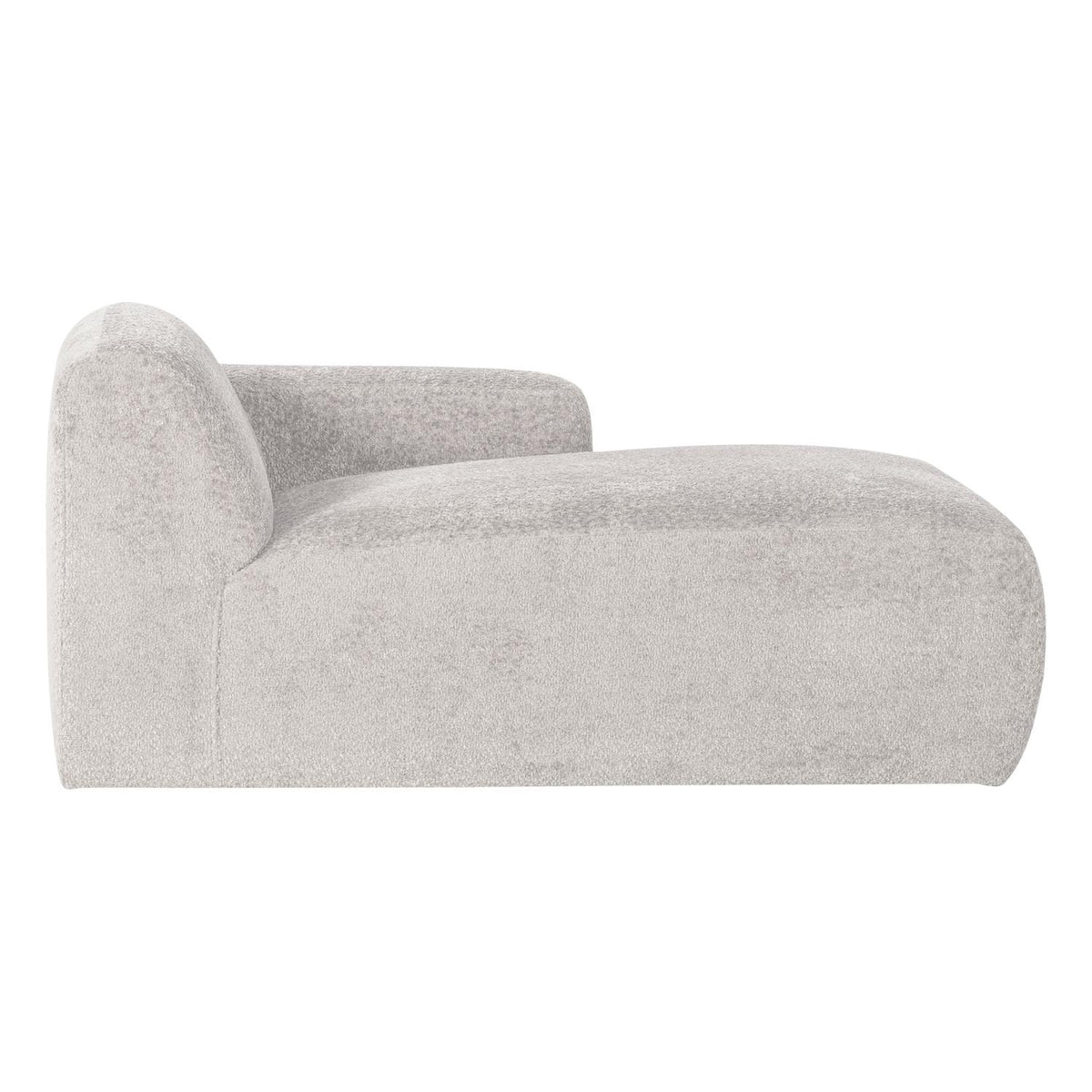 WOOOD Mojo Base chaise longue bank arm rechts wollig Ecru