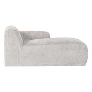 WOOOD Mojo Base chaise longue bank arm rechts wollig Ecru