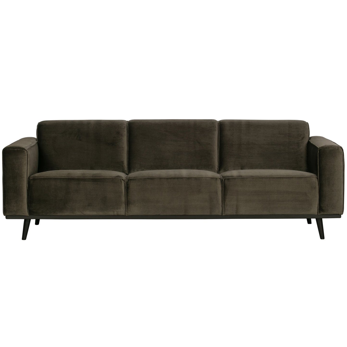 WOOOD Statement 3-zits bank Velvet Warm Groen