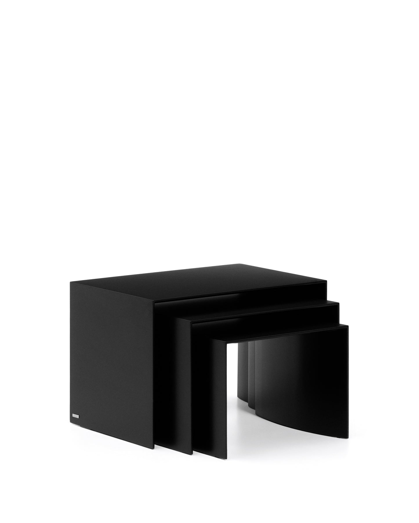 Kave Home Litto bijzettafel set van 3 Black