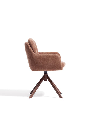 Kave Home Lexa eetkamerstoel Terracotta